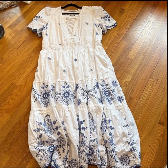 New Anthropologie The Somerset Maxi Dress: Eyelet Edition Size 3X - Picture 7 of 10